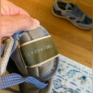 New, never worn Valentino blue sneakers!!